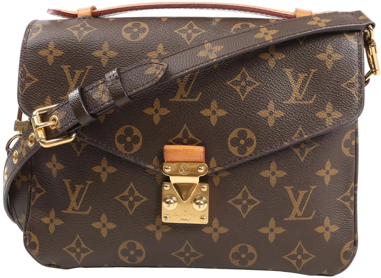 Louis Vuitton Louis Vuitton Pochette Metis MM Monogram Canvas Crossbody Bag in Brown M44875 Bruin