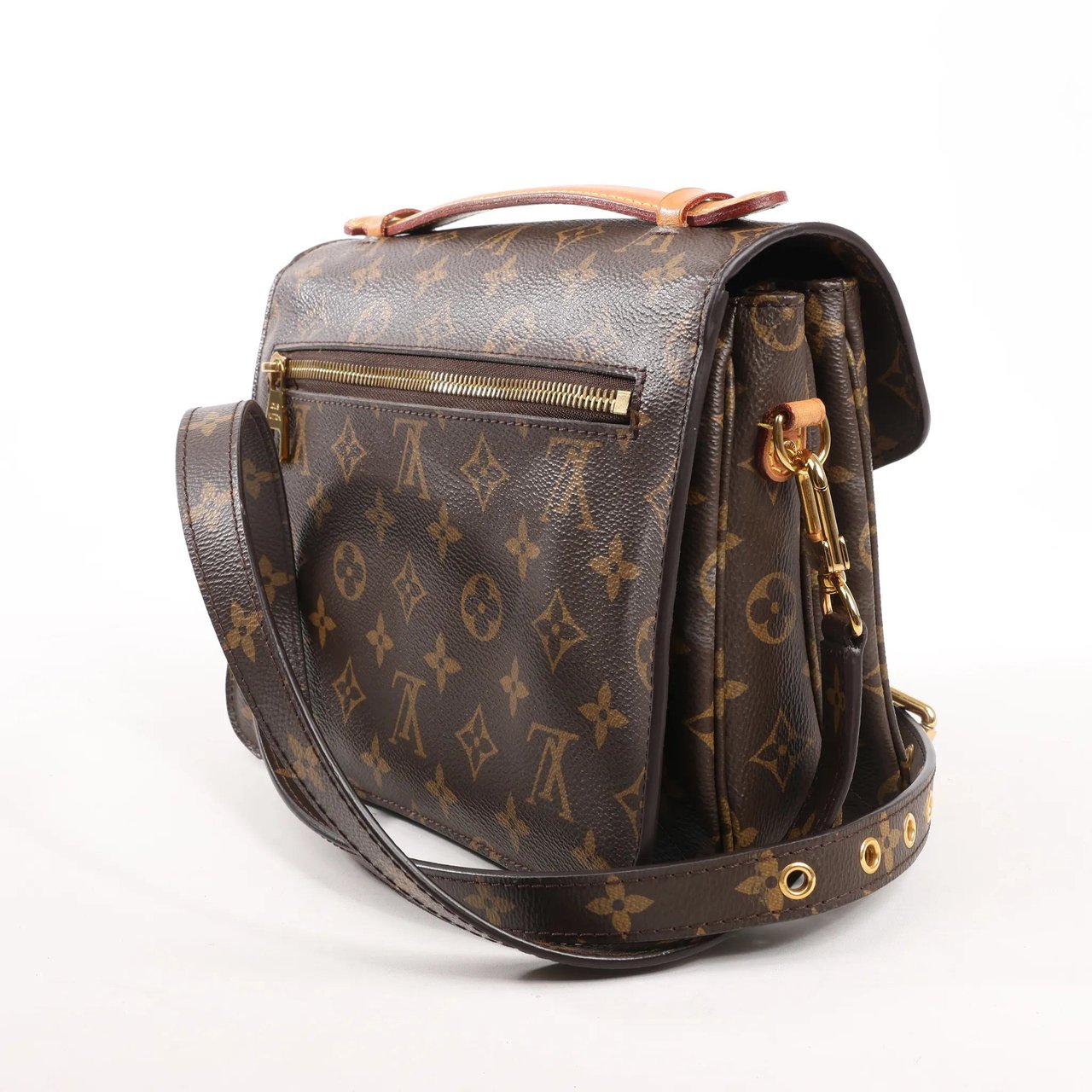 Louis Vuitton Louis Vuitton Pochette Metis MM Monogram Canvas Crossbody Bag in Brown M44875 Bruin