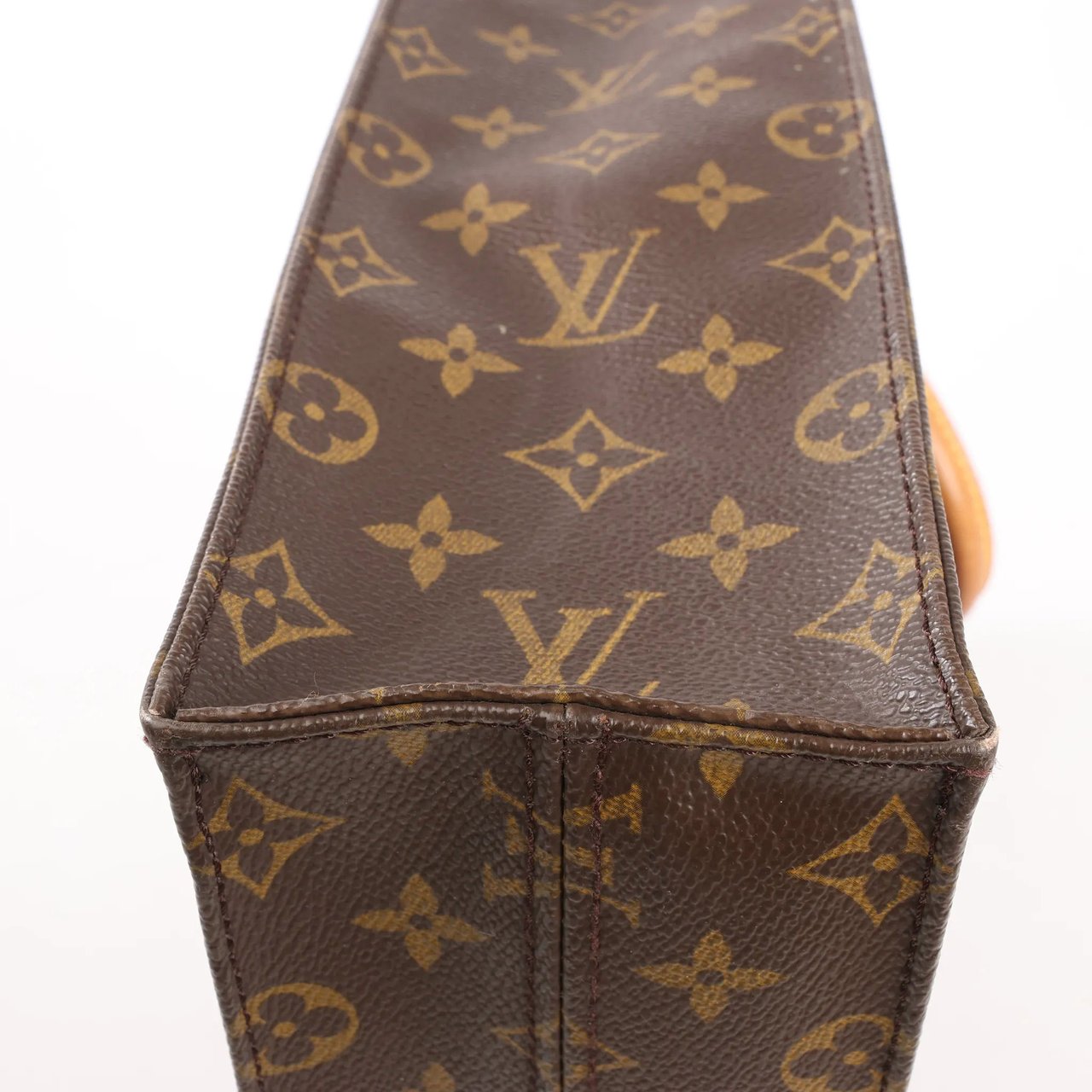 Louis Vuitton Louis Vuitton Sac Plat GM Monogram Canvas Handbag in Brown M51140 Bruin