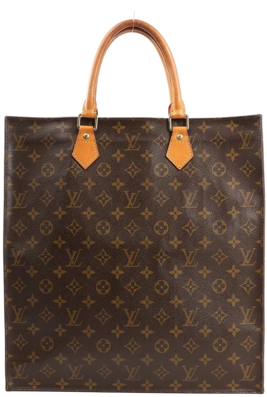 Louis Vuitton Louis Vuitton Sac Plat GM Monogram Canvas Handbag in Brown M51140 Bruin