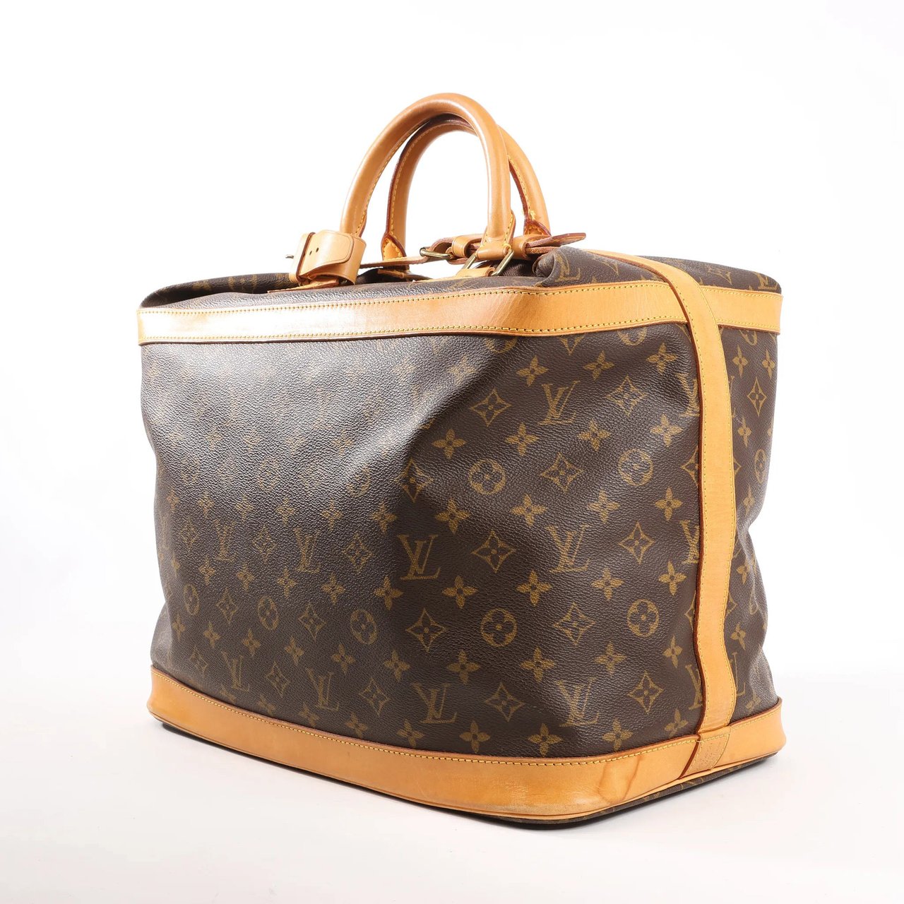Louis Vuitton Louis Vuitton Cruiser 40 Monogram Canvas Travel Bag in Brown M41139 Bruin