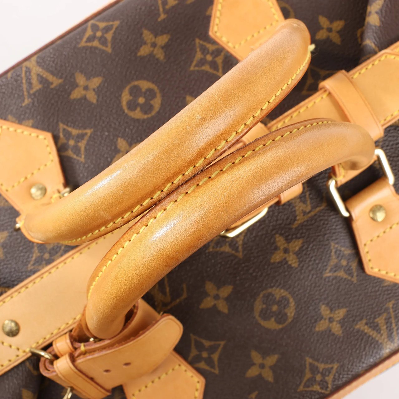 Louis Vuitton Louis Vuitton Cruiser 40 Monogram Canvas Travel Bag in Brown M41139 Bruin