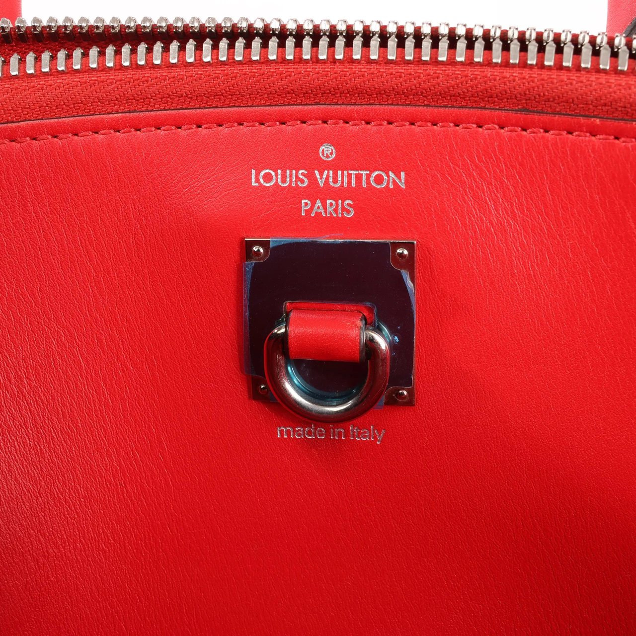 Louis Vuitton Louis Vuitton City Steamer PM Taurillon 2Way Handbag in Red M51030 Divers