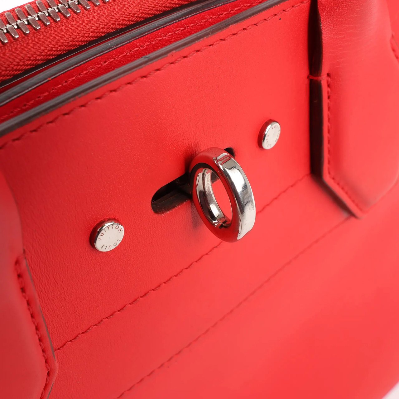 Louis Vuitton Louis Vuitton City Steamer PM Taurillon 2Way Handbag in Red M51030 Divers