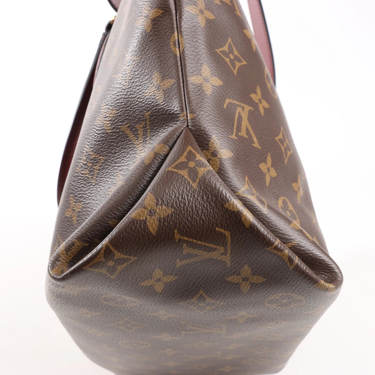 Louis Vuitton Louis Vuitton Flower MM Monogram Shoulder Bag in Brown x Burgundy M44348 Bruin
