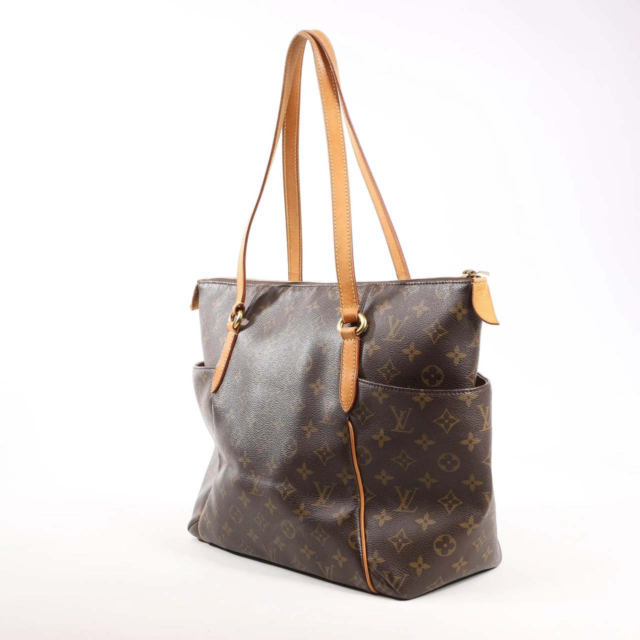 Louis Vuitton Louis Vuitton Totally PM Monogram Canvas Shoulder Bag in Brown M56688 Bruin