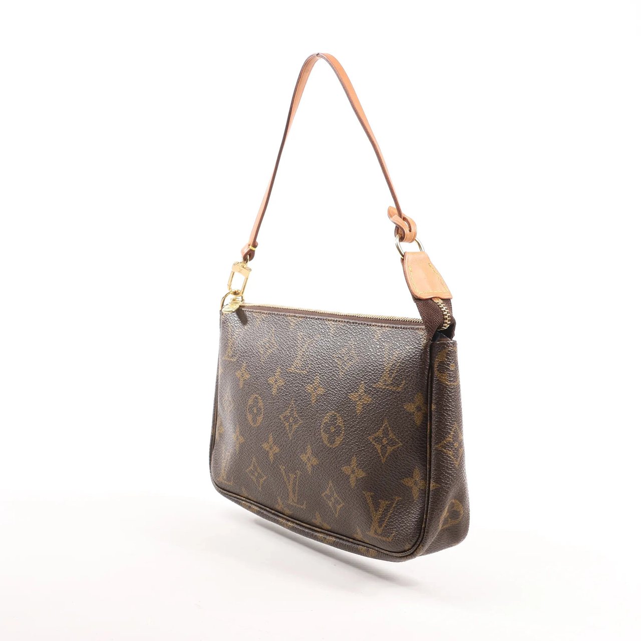 Louis Vuitton Louis Vuitton Pochette Accessoir Monogram Canvas Handbag in Brown M51980 Bruin