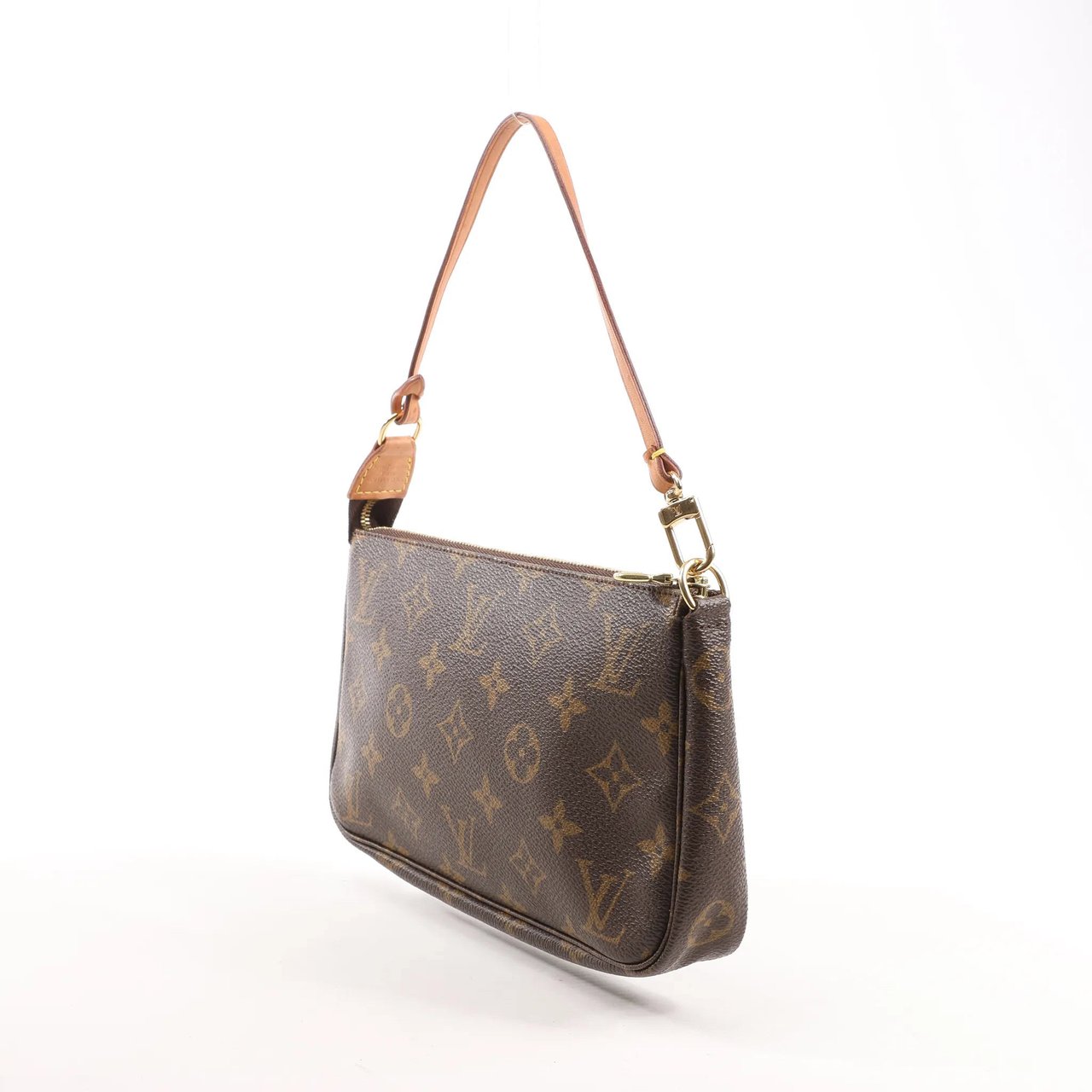 Louis Vuitton Louis Vuitton Pochette Accessoir Monogram Canvas Handbag in Brown M51980 Bruin