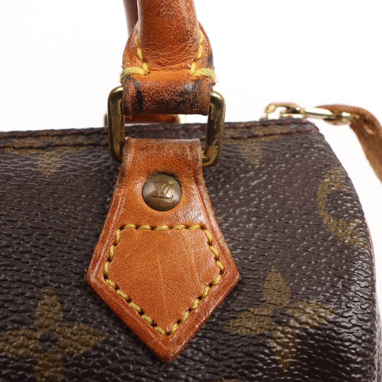Louis Vuitton Louis Vuitton Speedy Nano Monogram Handbag in Brown M41534 Bruin