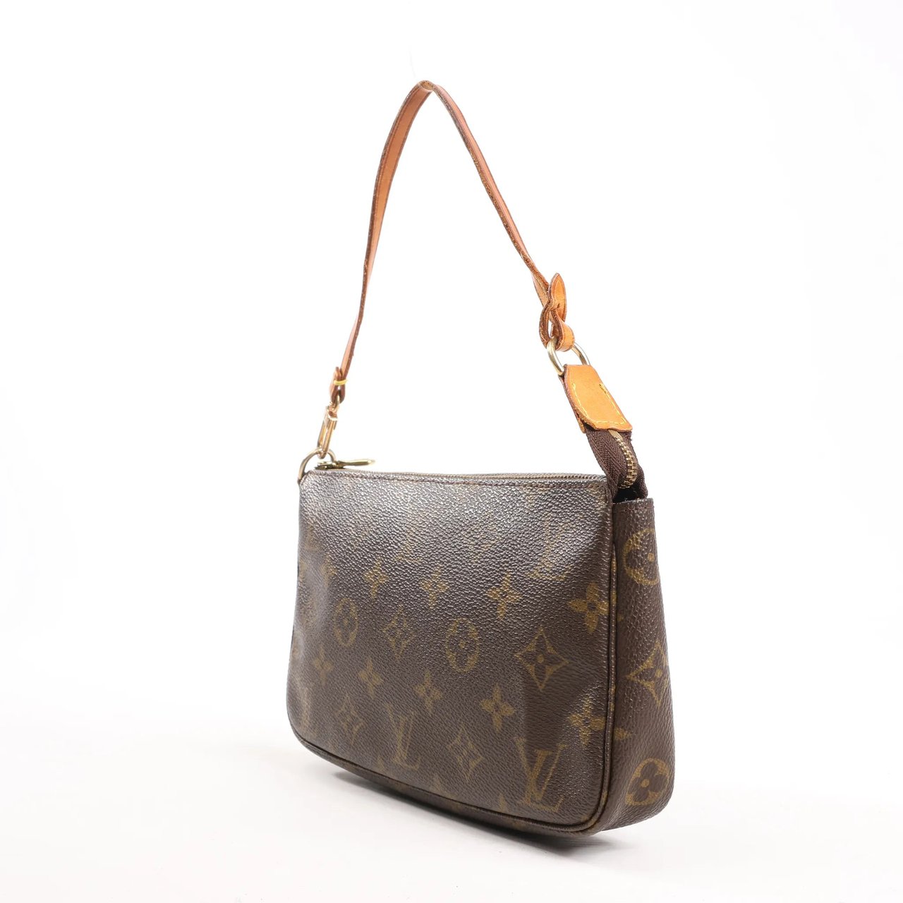 Louis Vuitton Louis Vuitton Pochette Accessoir Monogram Canvas Handbag in Brown M51980 Bruin