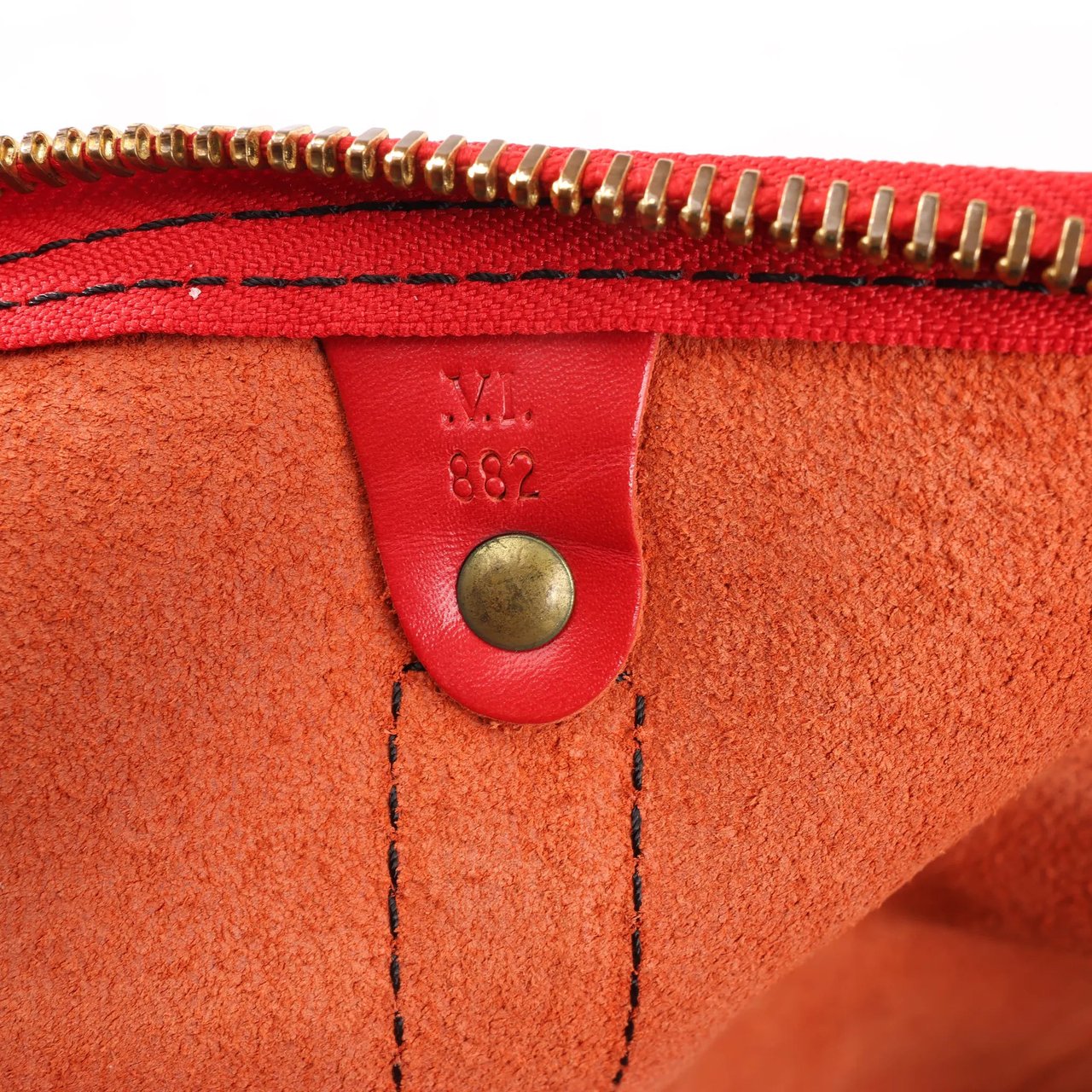 Louis Vuitton Louis Vuitton Keepall 55 Epi Leather Travel Bag in Red M42957 Divers