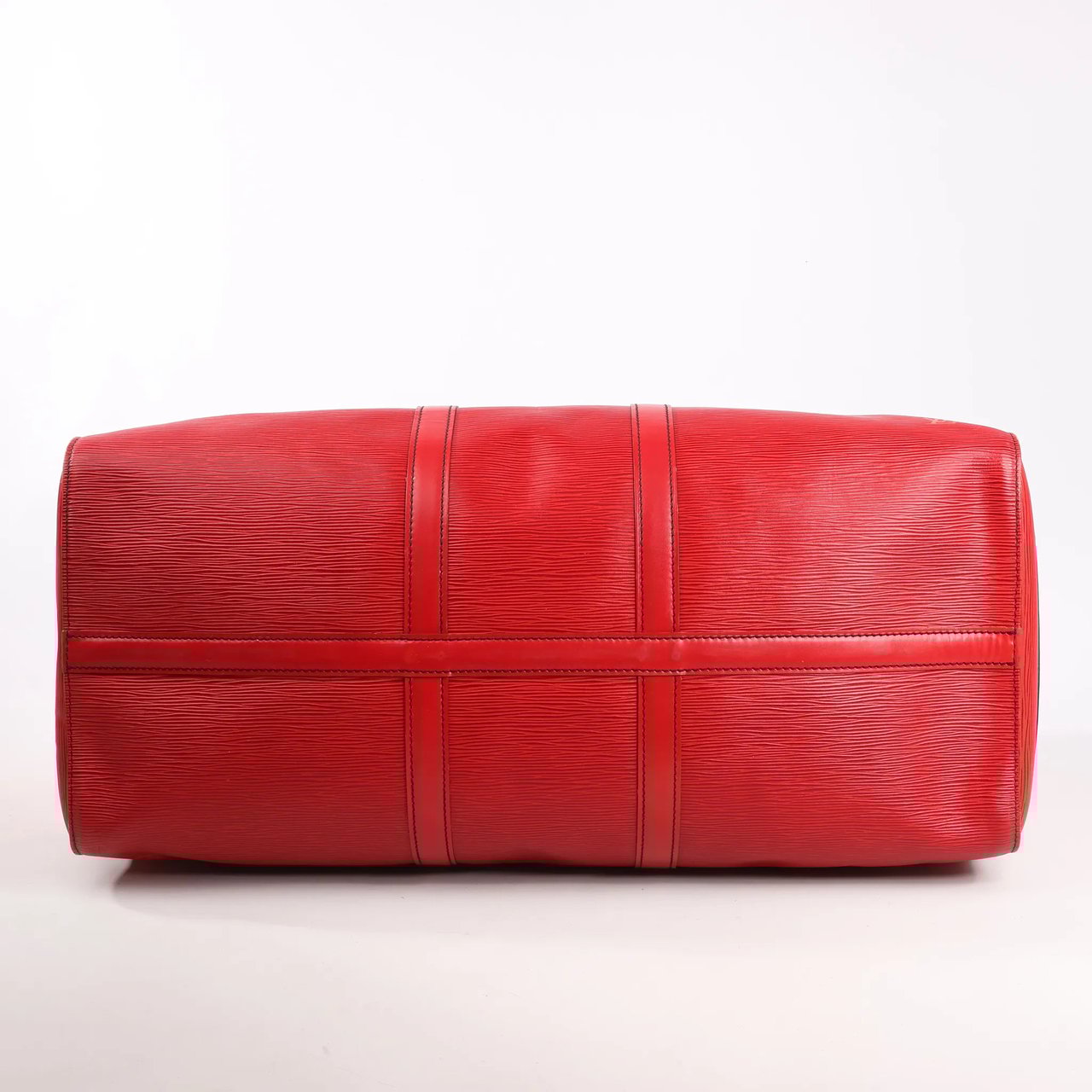 Louis Vuitton Louis Vuitton Keepall 55 Epi Leather Travel Bag in Red M42957 Divers
