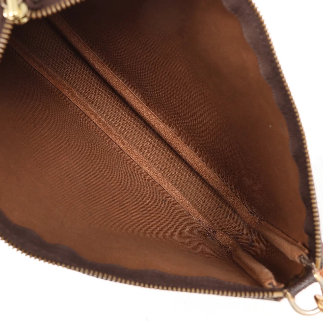 Louis Vuitton Louis Vuitton Pochette Accessoir Monogram Canvas Handbag in Brown M51980 Bruin