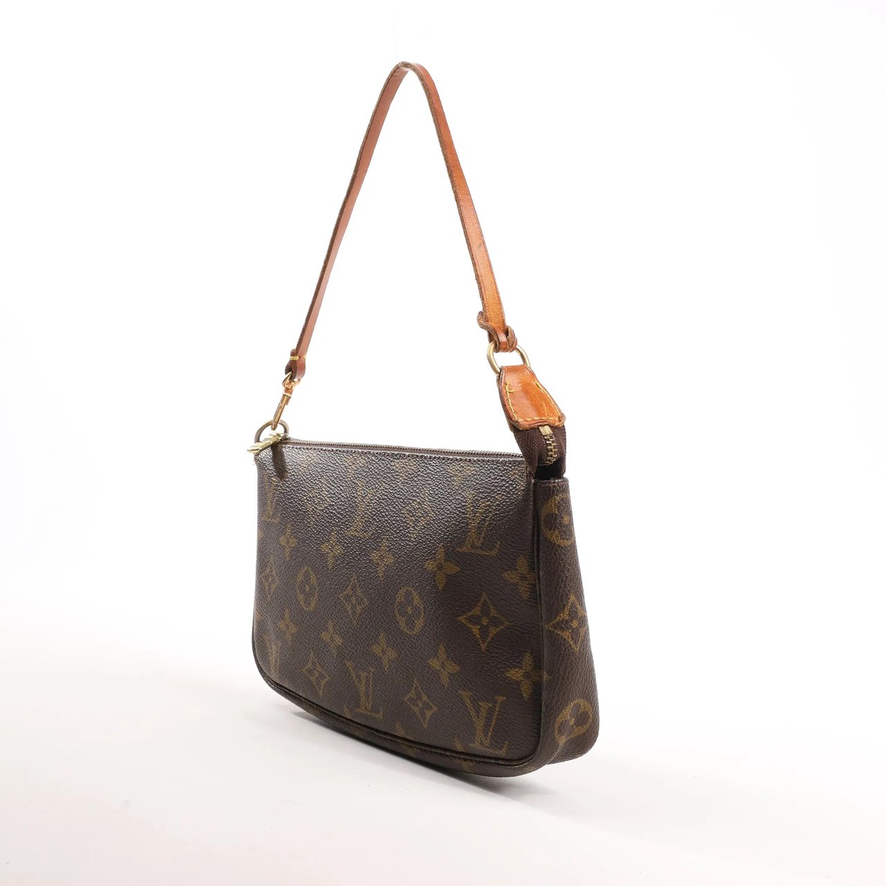 Louis Vuitton Louis Vuitton Pochette Accessoir Monogram Canvas Handbag in Brown M51980 Bruin