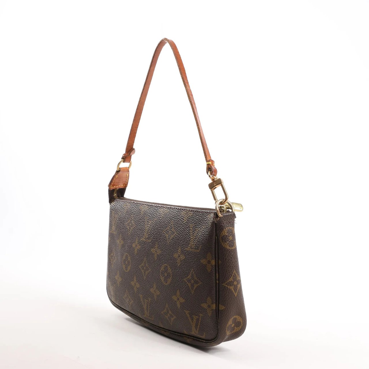 Louis Vuitton Louis Vuitton Pochette Accessoir Monogram Canvas Handbag in Brown M51980 Bruin