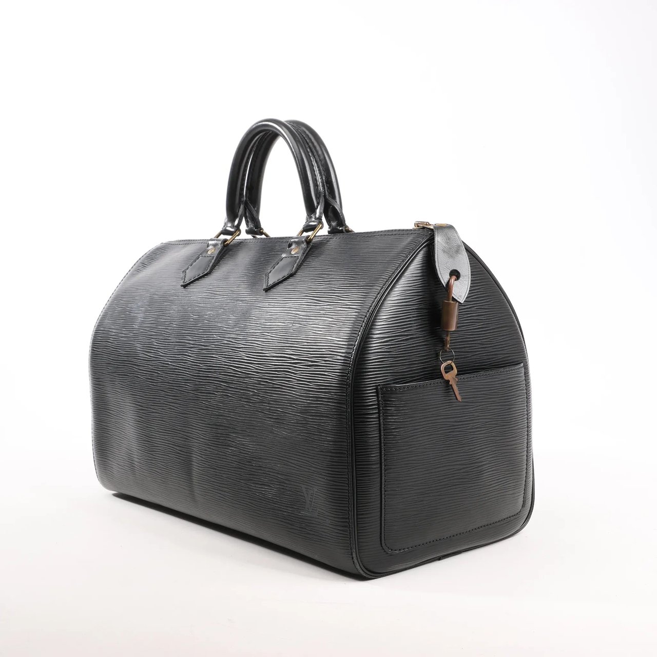 Louis Vuitton Louis Vuitton Speedy 35 Epi Leather Handbag in Black M42992 Zwart