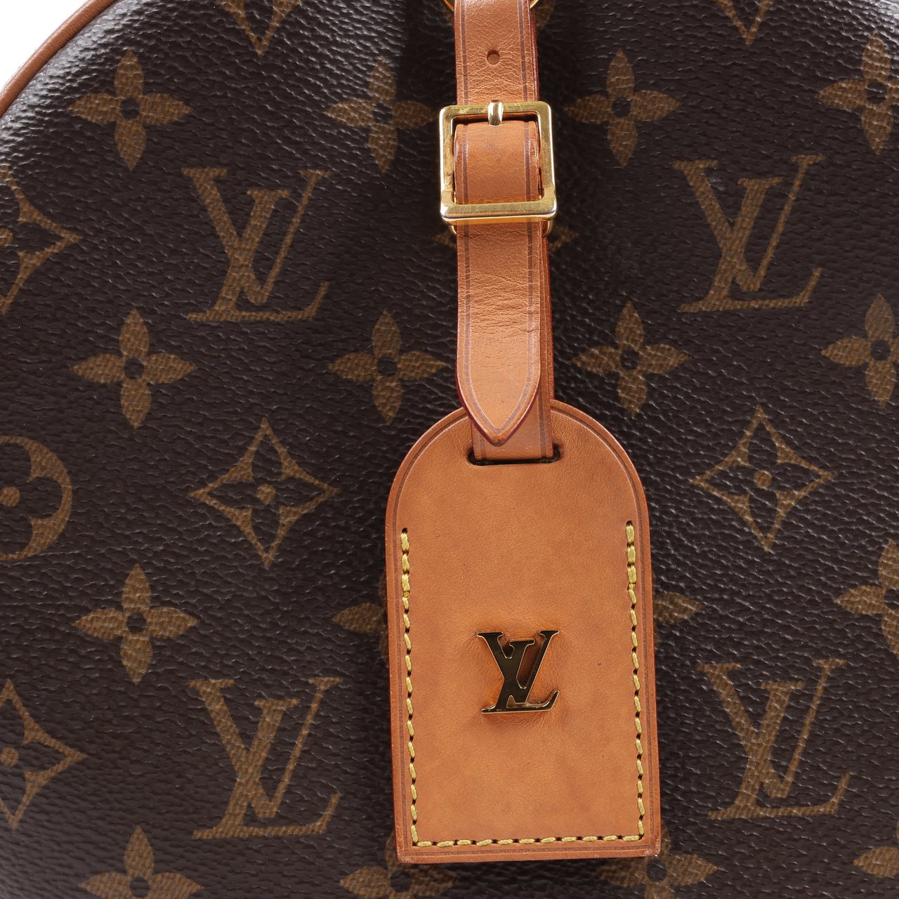 Louis Vuitton Louis Vuitton Boite Chapeau Souple MM Monogram Leather Sholder Bag M45647 Bruin