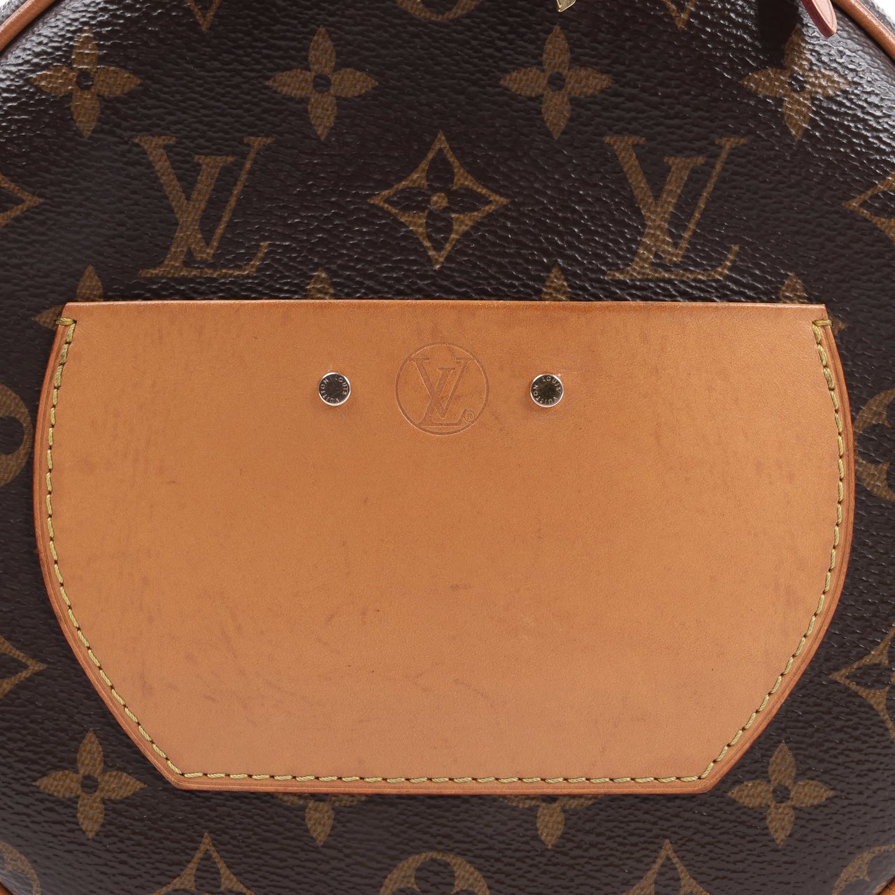 Louis Vuitton Louis Vuitton Boite Chapeau Souple MM Monogram Leather Sholder Bag M45647 Bruin
