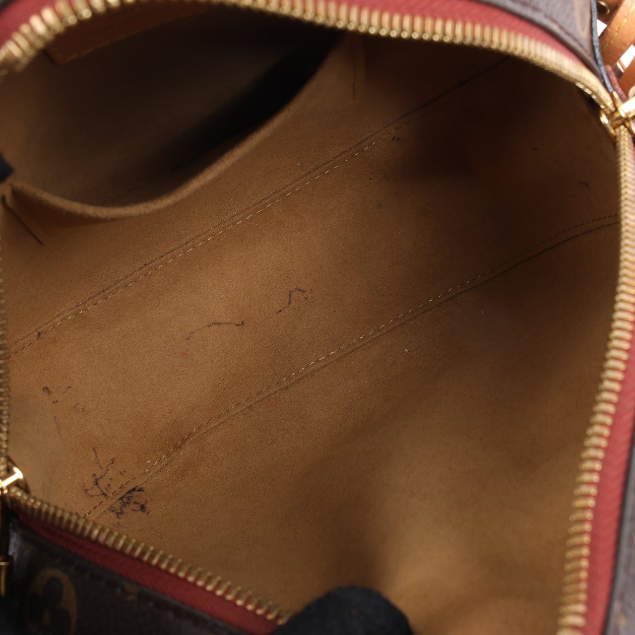 Louis Vuitton Louis Vuitton Boite Chapeau Souple MM Monogram Leather Sholder Bag M45647 Bruin