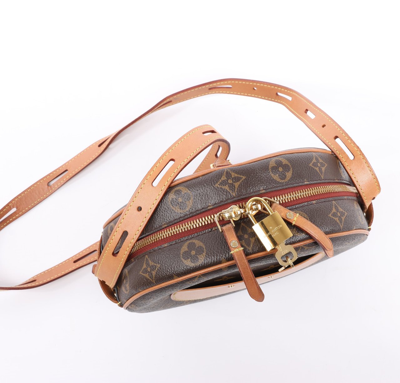 Louis Vuitton Louis Vuitton Boite Chapeau Souple MM Monogram Leather Sholder Bag M45647 Bruin