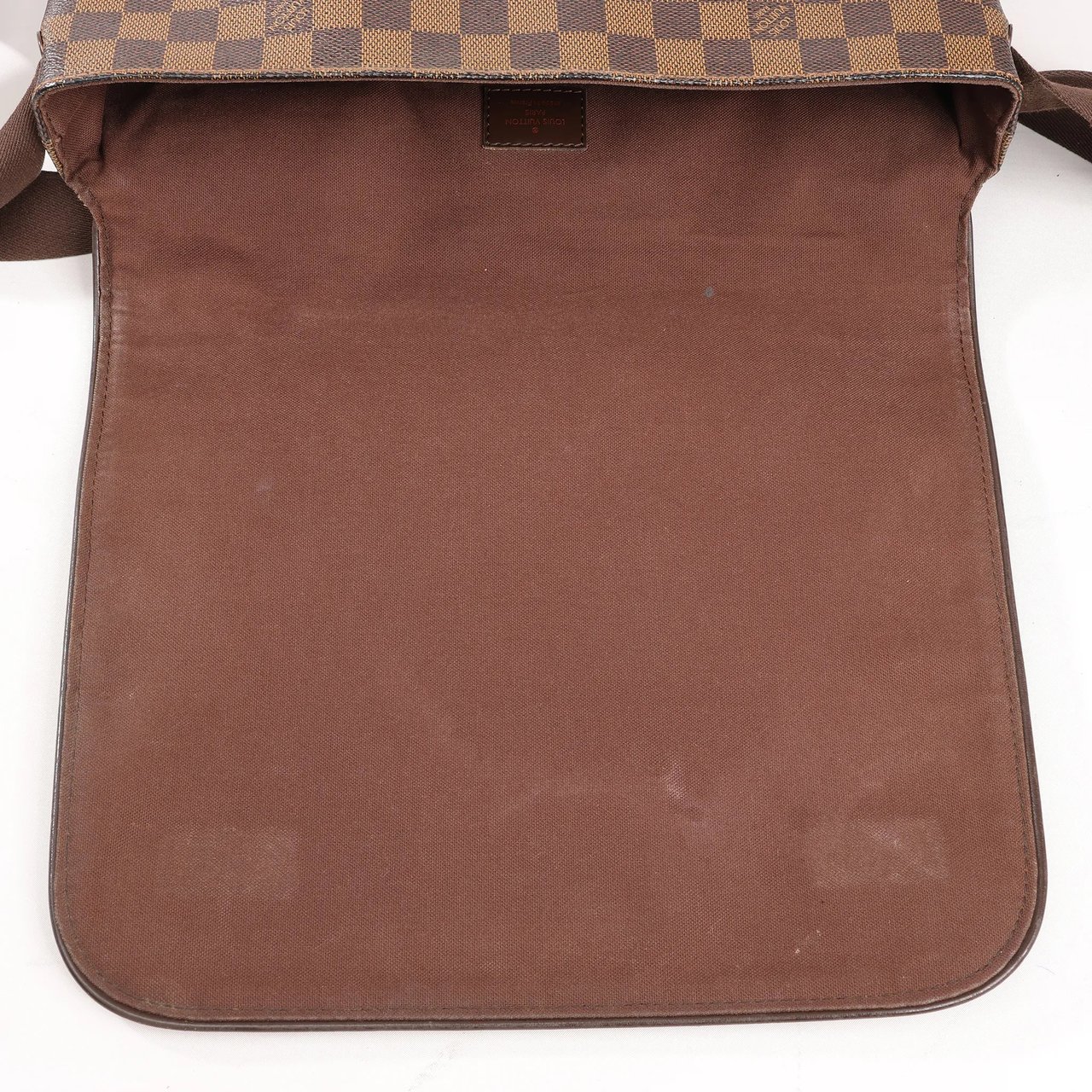 Louis Vuitton Louis Vuitton Damier Ebene Brooklyn MM Crossbody Bag in Brown N51211 Bruin