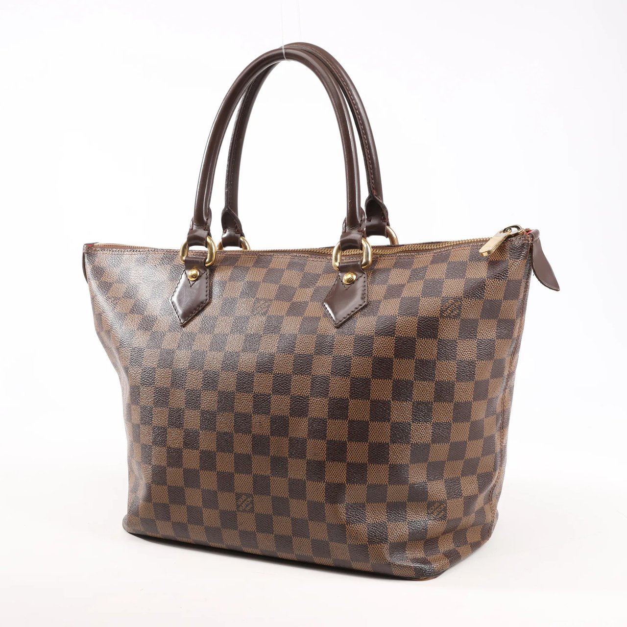 Louis Vuitton Louis Vuitton Damier Ebene Saleya MM Handbag in Brown N51182 Bruin