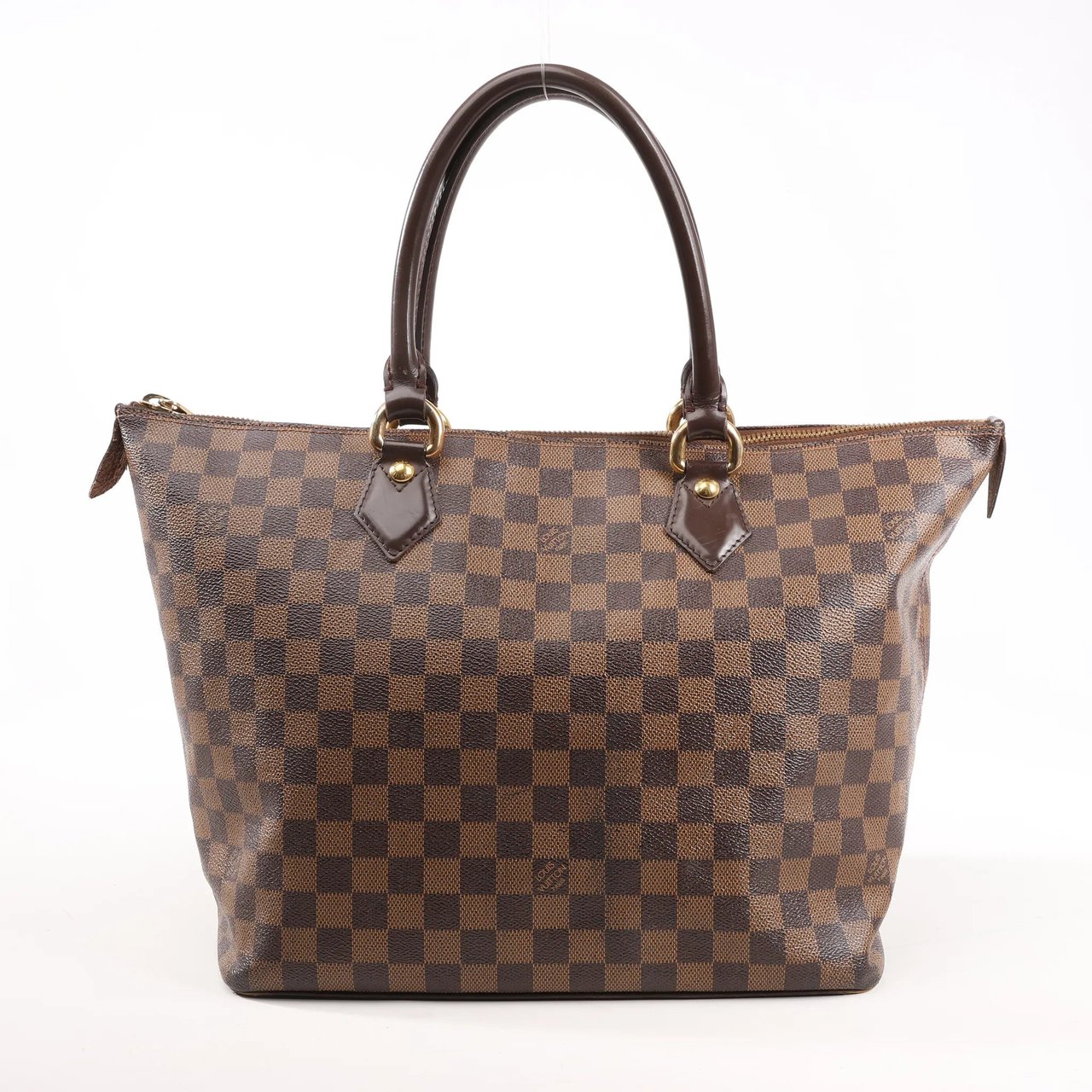 Louis Vuitton Louis Vuitton Damier Ebene Saleya MM Handbag in Brown N51182 Bruin