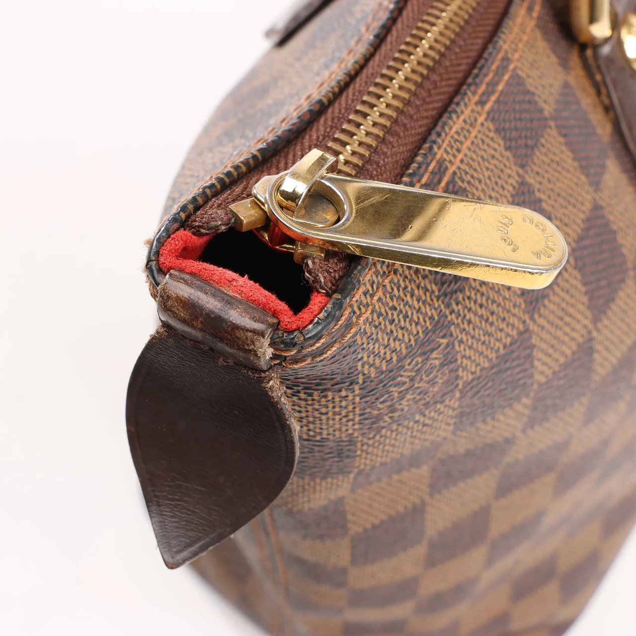 Louis Vuitton Louis Vuitton Damier Ebene Saleya PM Handbag in Brown N51183 Bruin