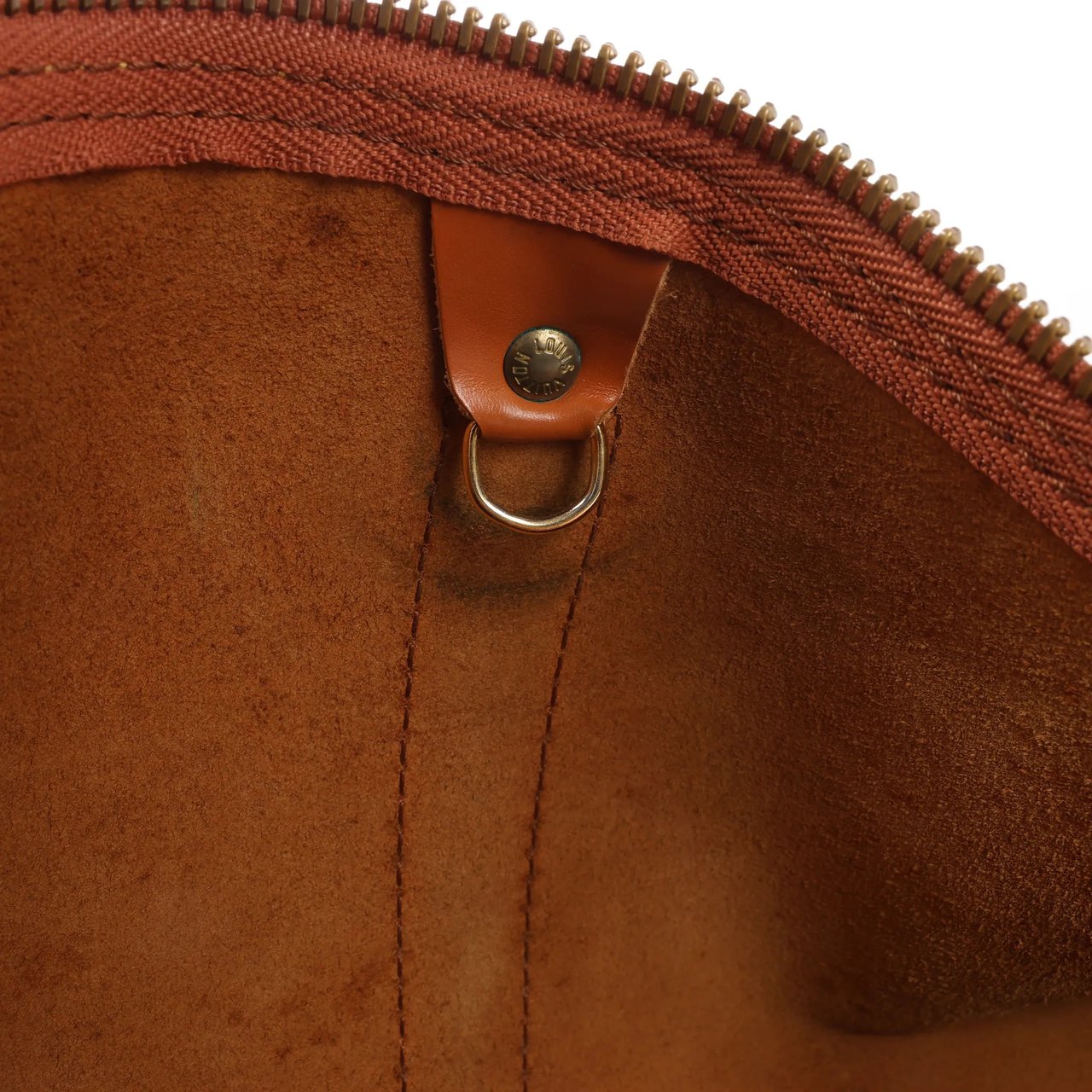 Louis Vuitton Louis Vuitton Epi Leather Keepall 45 Travel Bag in Brown M42978 Bruin