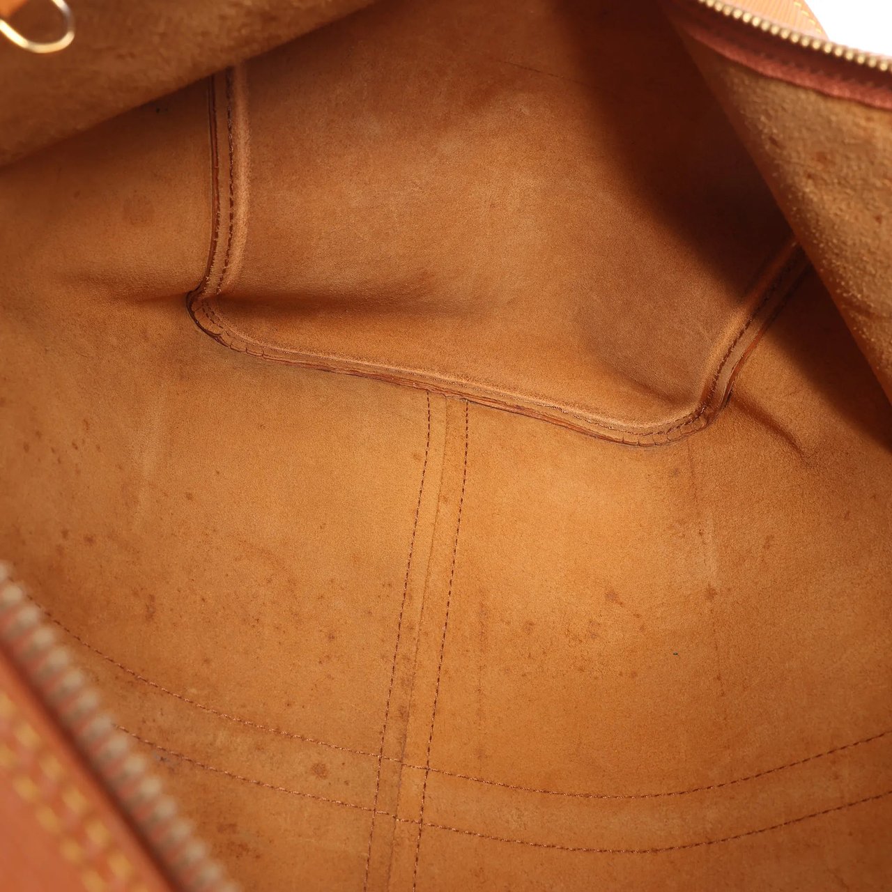 Louis Vuitton Louis Vuitton Epi Leather Keepall 45 Travel Bag in Brown M42978 Bruin