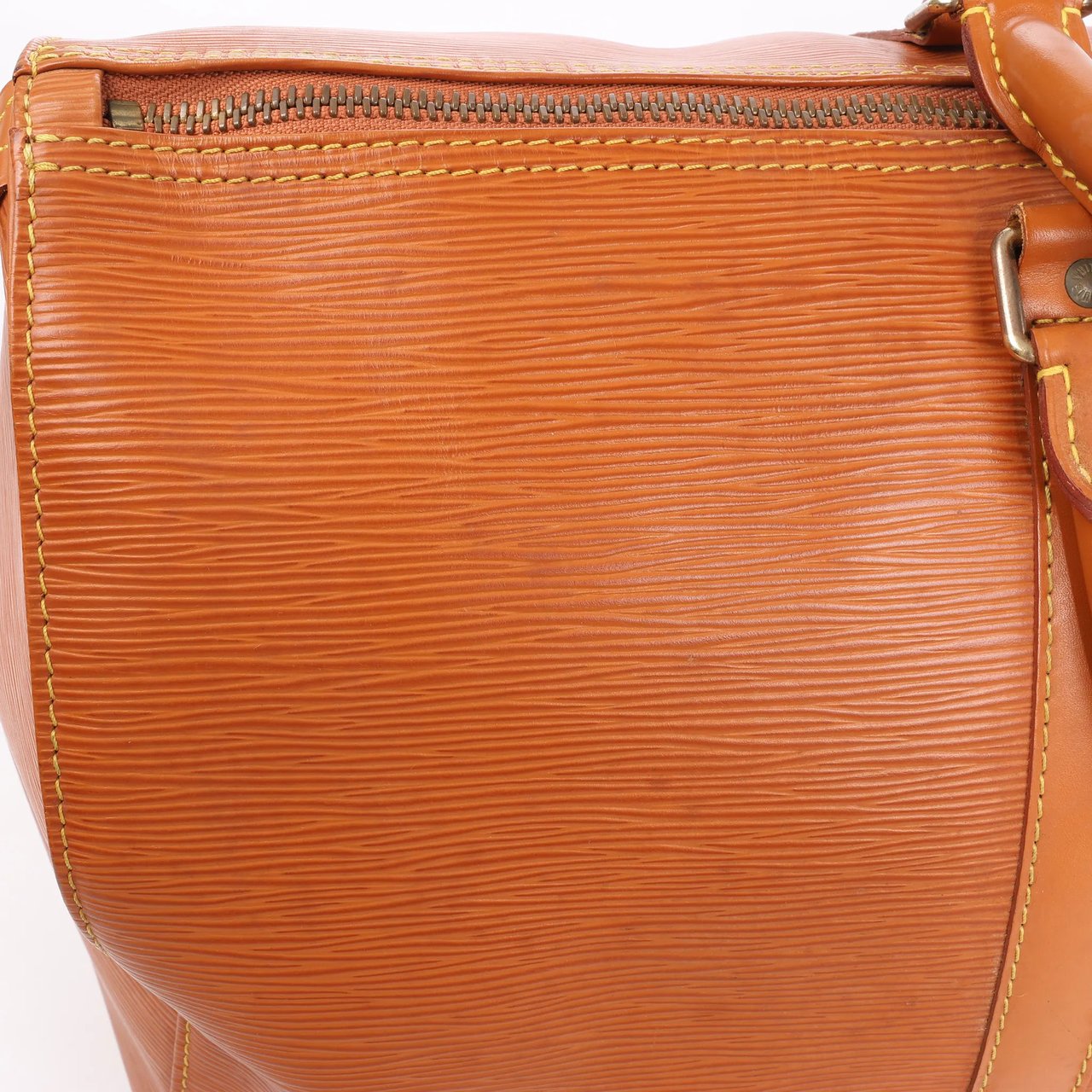 Louis Vuitton Louis Vuitton Epi Leather Keepall 45 Travel Bag in Brown M42978 Bruin