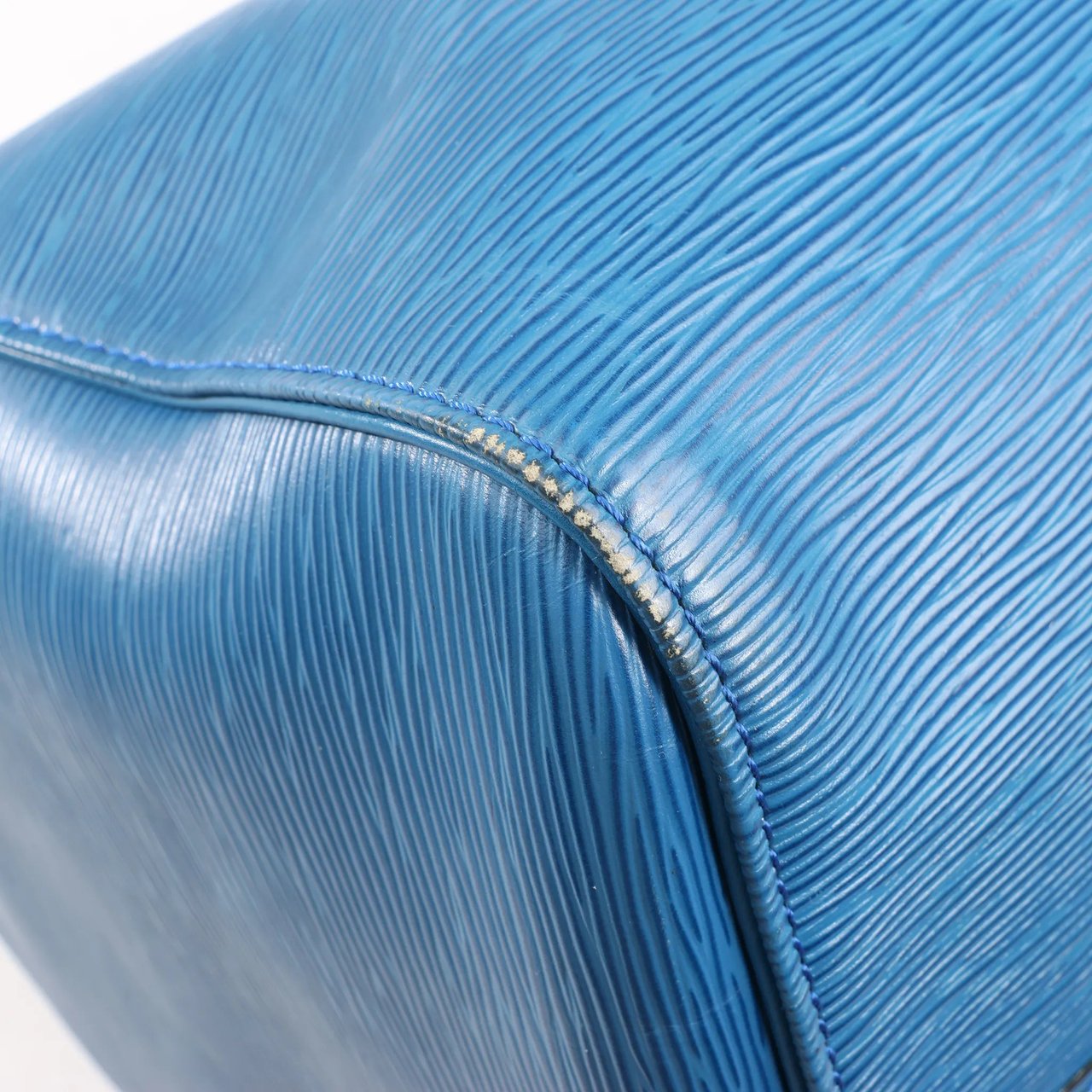 Louis Vuitton Louis Vuitton Epi Leather Keepall 55 Travel Bag in Blue M42955 Zwart