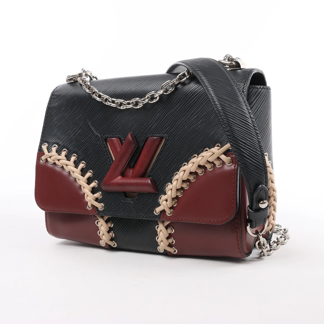 Louis Vuitton Louis Vuitton Epi Leather Twist MM Shoulder Bag in Black M42449 Zwart