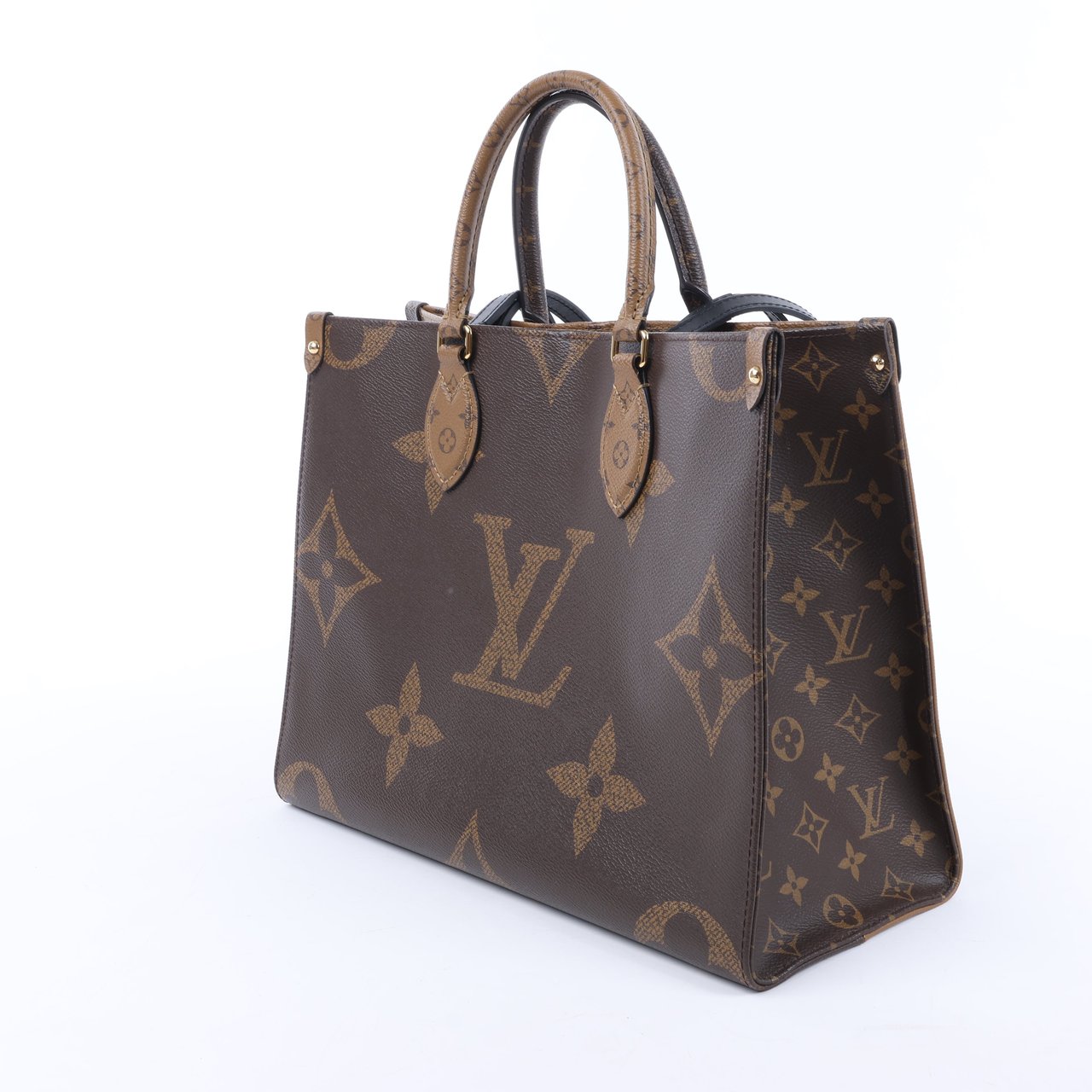 Louis Vuitton Louis Vuitton Giant Monogram Reverse On the Go MM in Brown M45321 Bruin