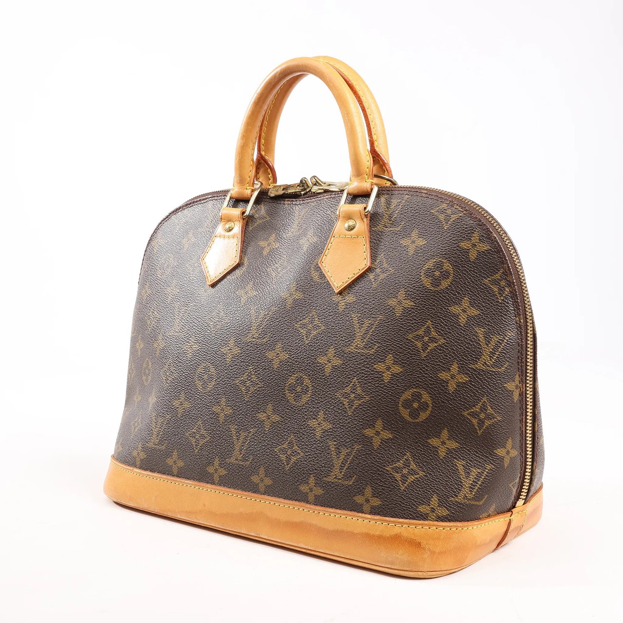 Louis Vuitton Louis Vuitton Monogram Canvas Alma PM Handbag in Brown M51130 Bruin