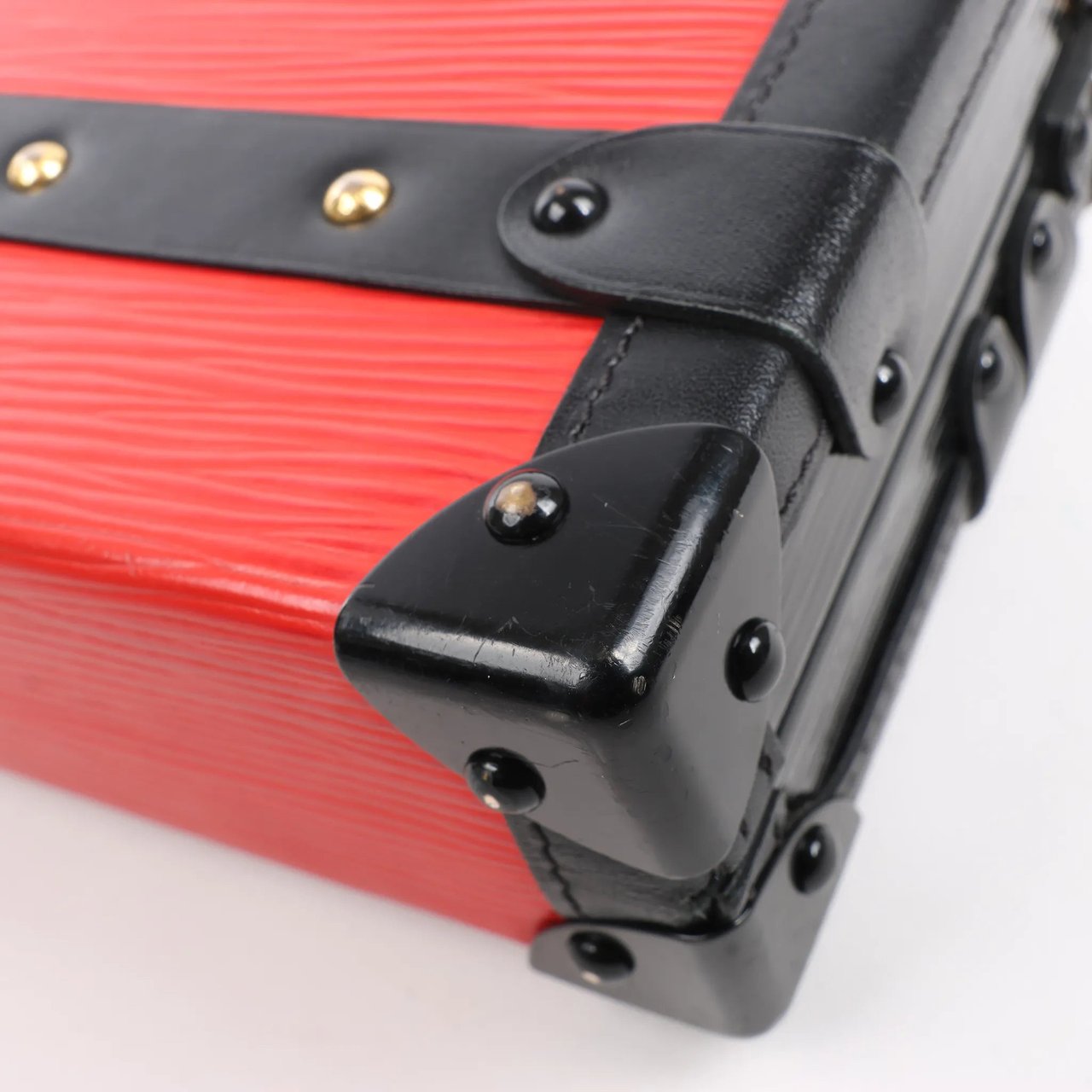 Louis Vuitton Louis Vuitton Petite Mull Epi Leather Shoulder Bag in Red x Black M54651 Divers