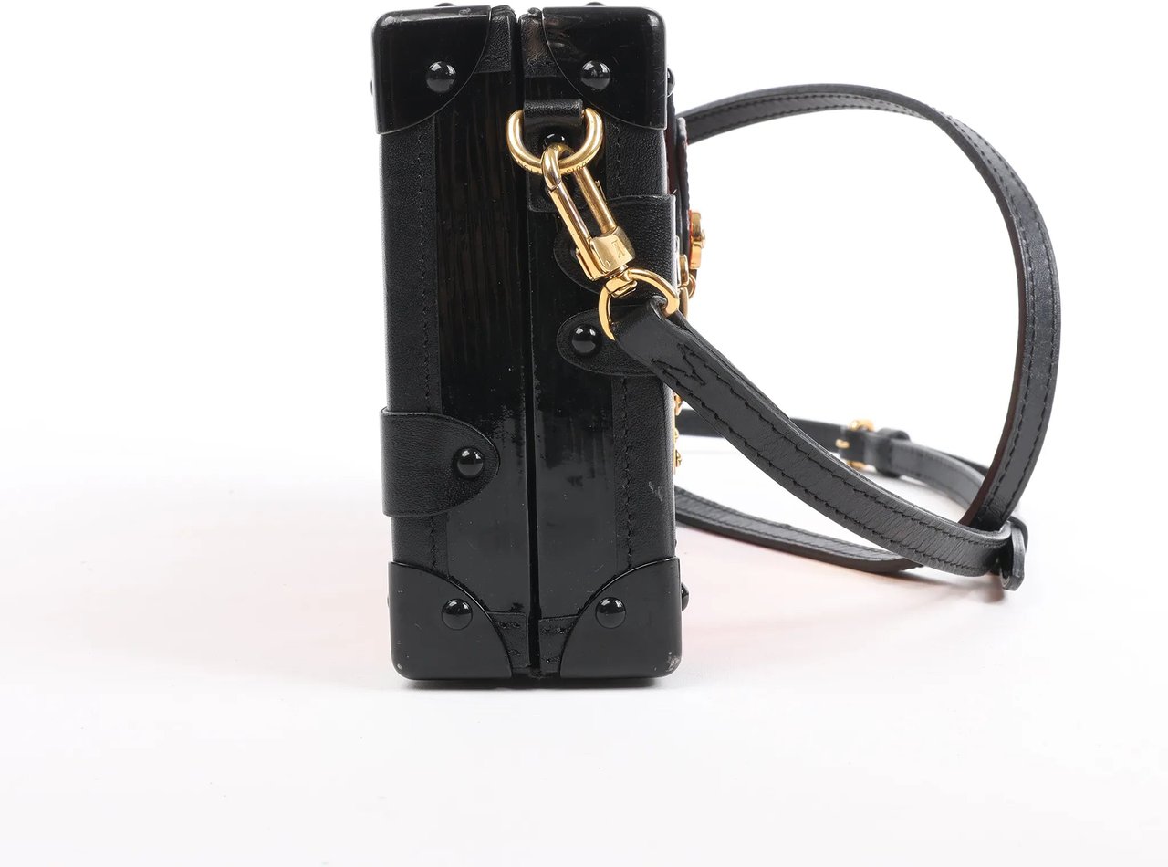 Louis Vuitton Louis Vuitton Petite Mull Epi Leather Shoulder Bag in Red x Black M54651 Divers