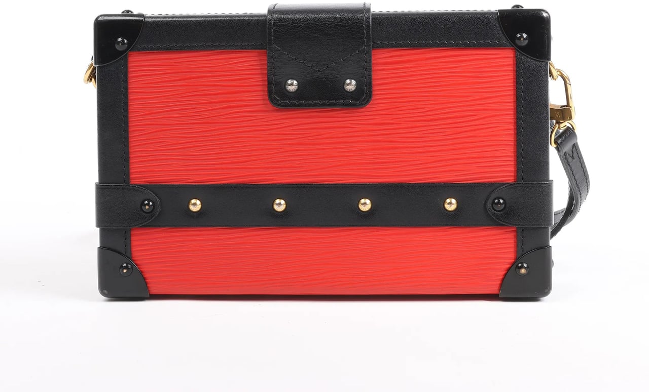 Louis Vuitton Louis Vuitton Petite Mull Epi Leather Shoulder Bag in Red x Black M54651 Divers