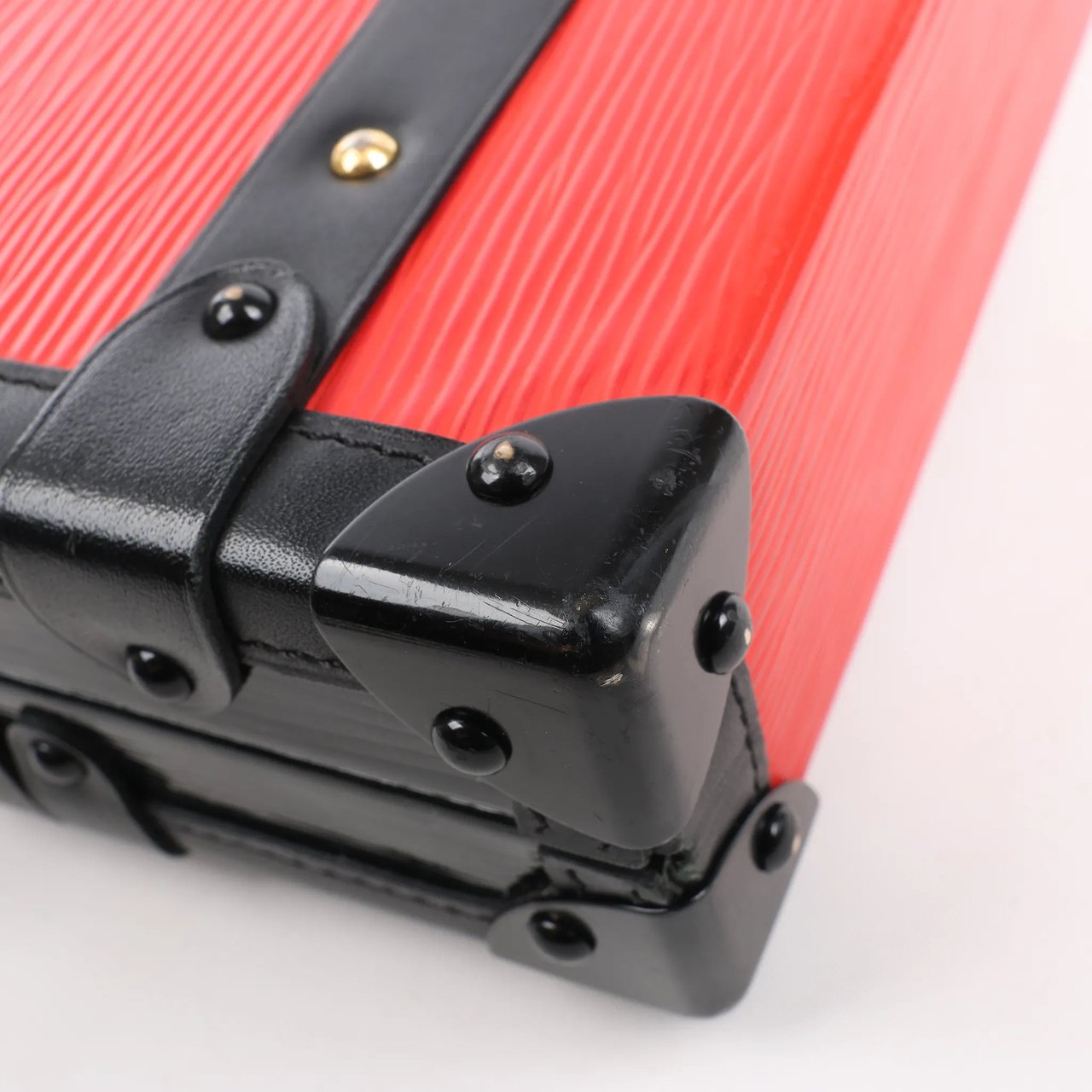 Louis Vuitton Louis Vuitton Petite Mull Epi Leather Shoulder Bag in Red x Black M54651 Divers