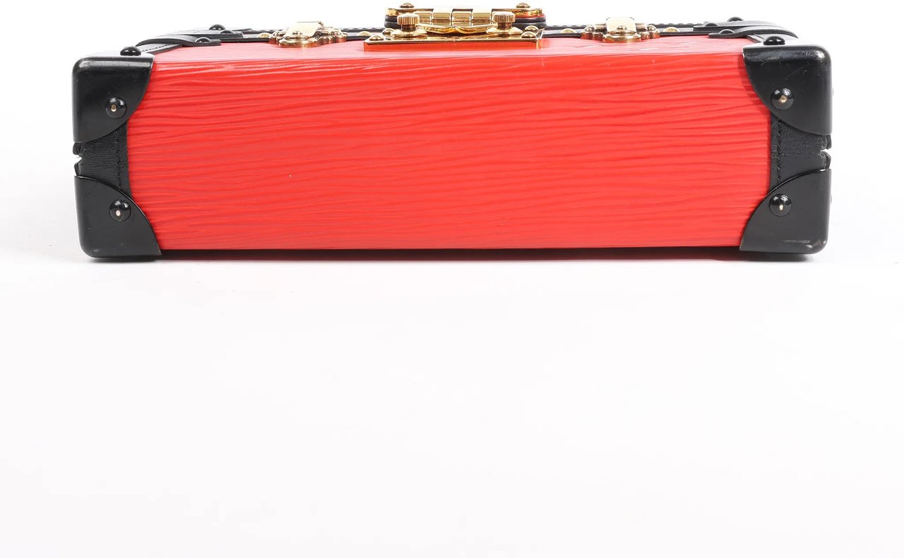 Louis Vuitton Louis Vuitton Petite Mull Epi Leather Shoulder Bag in Red x Black M54651 Divers