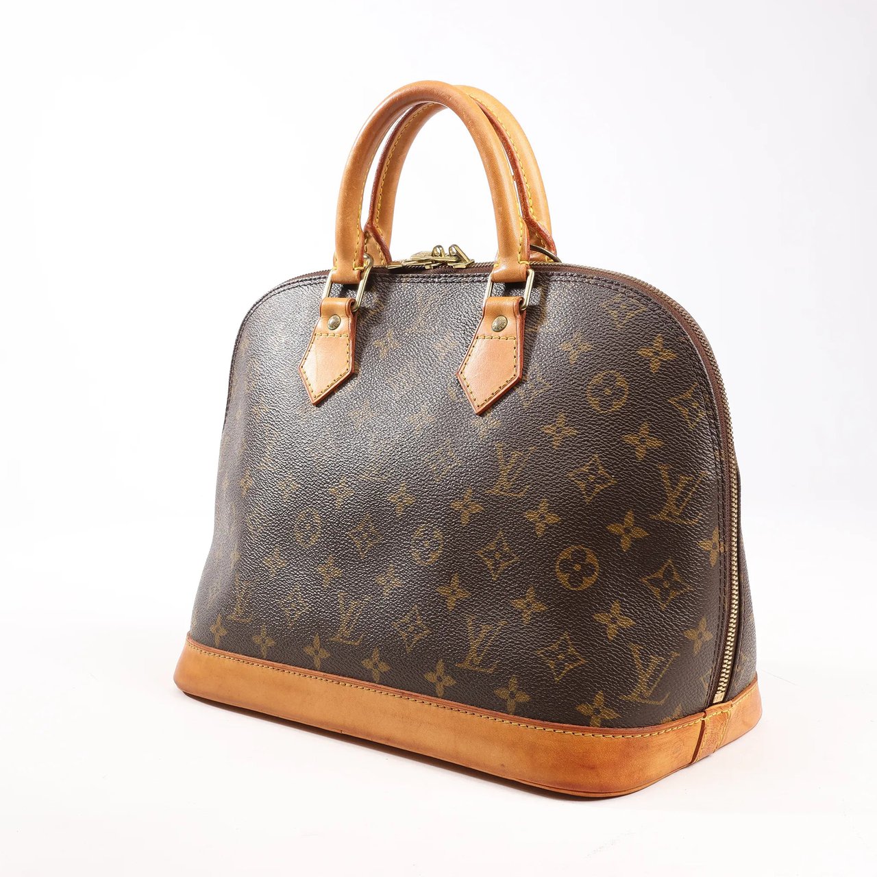 Louis Vuitton Louis Vuitton Monogram Canvas Alma PM Handbag in Brown M51130 Bruin