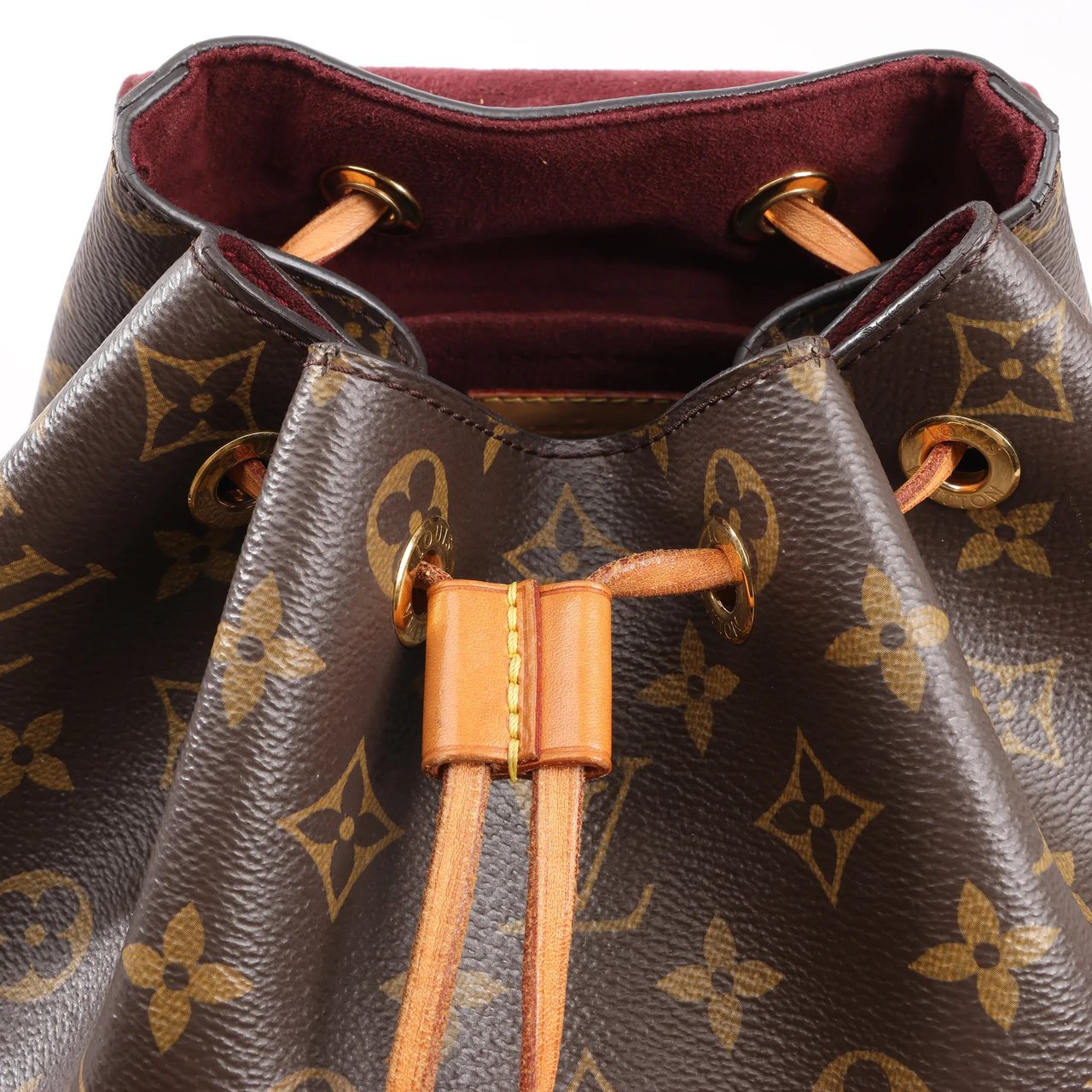 Louis Vuitton Louis Vuitton Monogram Canvas Monsley Backpack in Brown M43431 Bruin