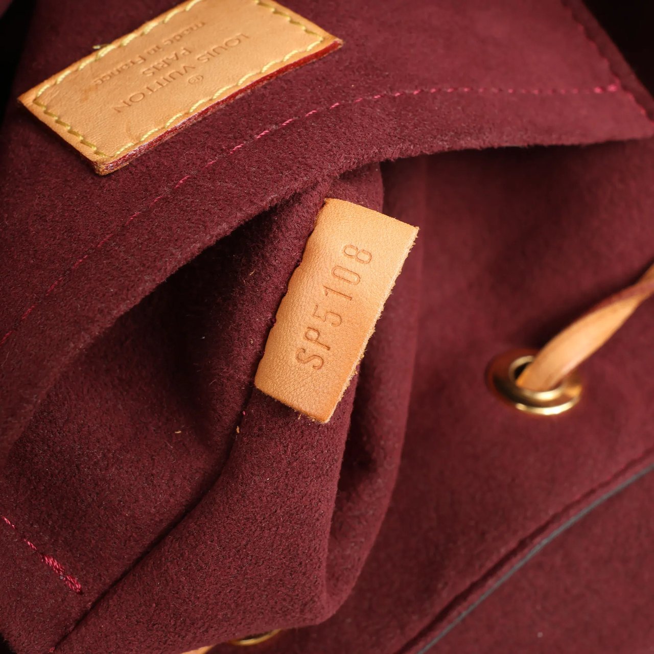 Louis Vuitton Louis Vuitton Monogram Canvas Monsley Backpack in Brown M43431 Bruin