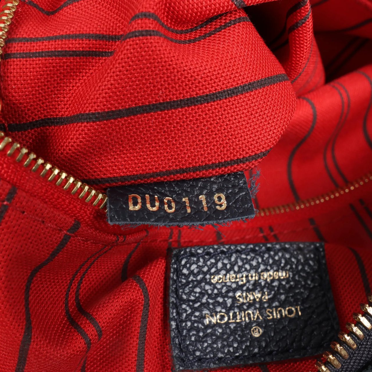 Louis Vuitton Louis Vuitton Monogram Empreinte Speedy 25 Bandoulière 2Way Handbag in Navy Blue M43501 Navy