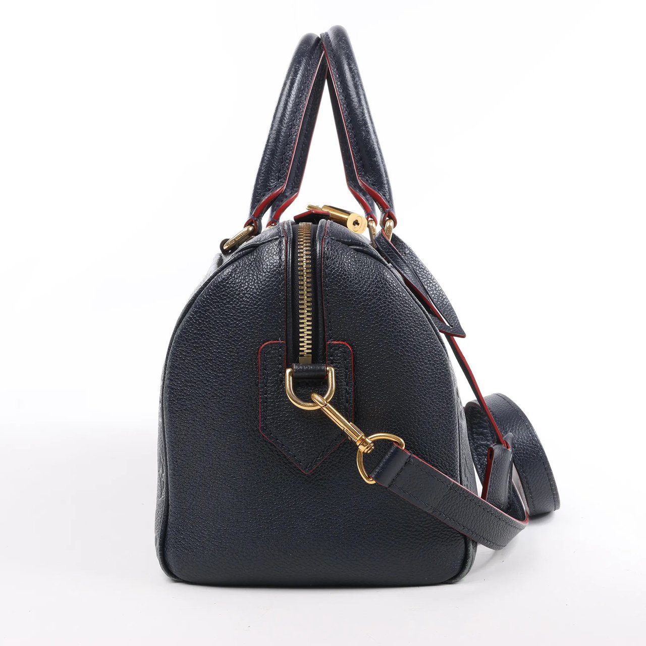 Louis Vuitton Louis Vuitton Monogram Empreinte Speedy 25 Bandoulière 2Way Handbag in Navy Blue M43501 Navy