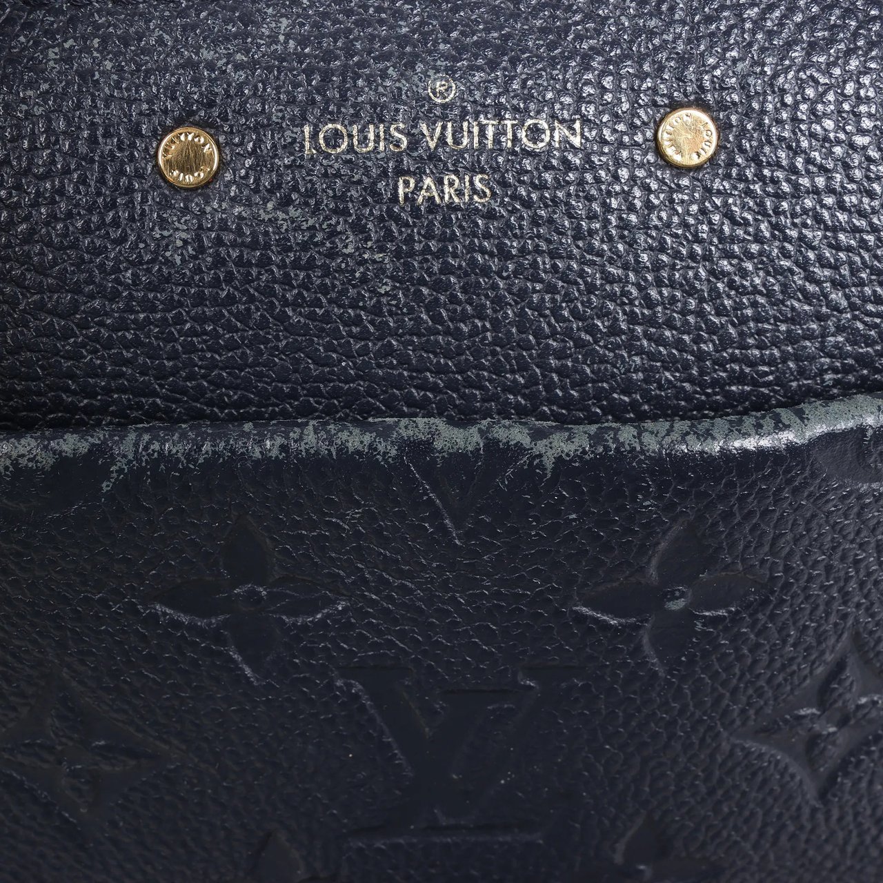Louis Vuitton Louis Vuitton Monogram Empreinte Speedy 25 Bandoulière 2Way Handbag in Navy Blue M43501 Navy