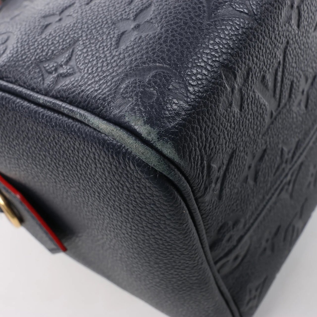 Louis Vuitton Louis Vuitton Monogram Empreinte Speedy 25 Bandoulière 2Way Handbag in Navy Blue M43501 Navy