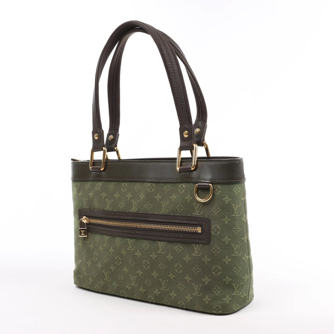 Louis Vuitton Louis Vuitton Monogram Luceille PM Handbag in Khaki M92682 Divers