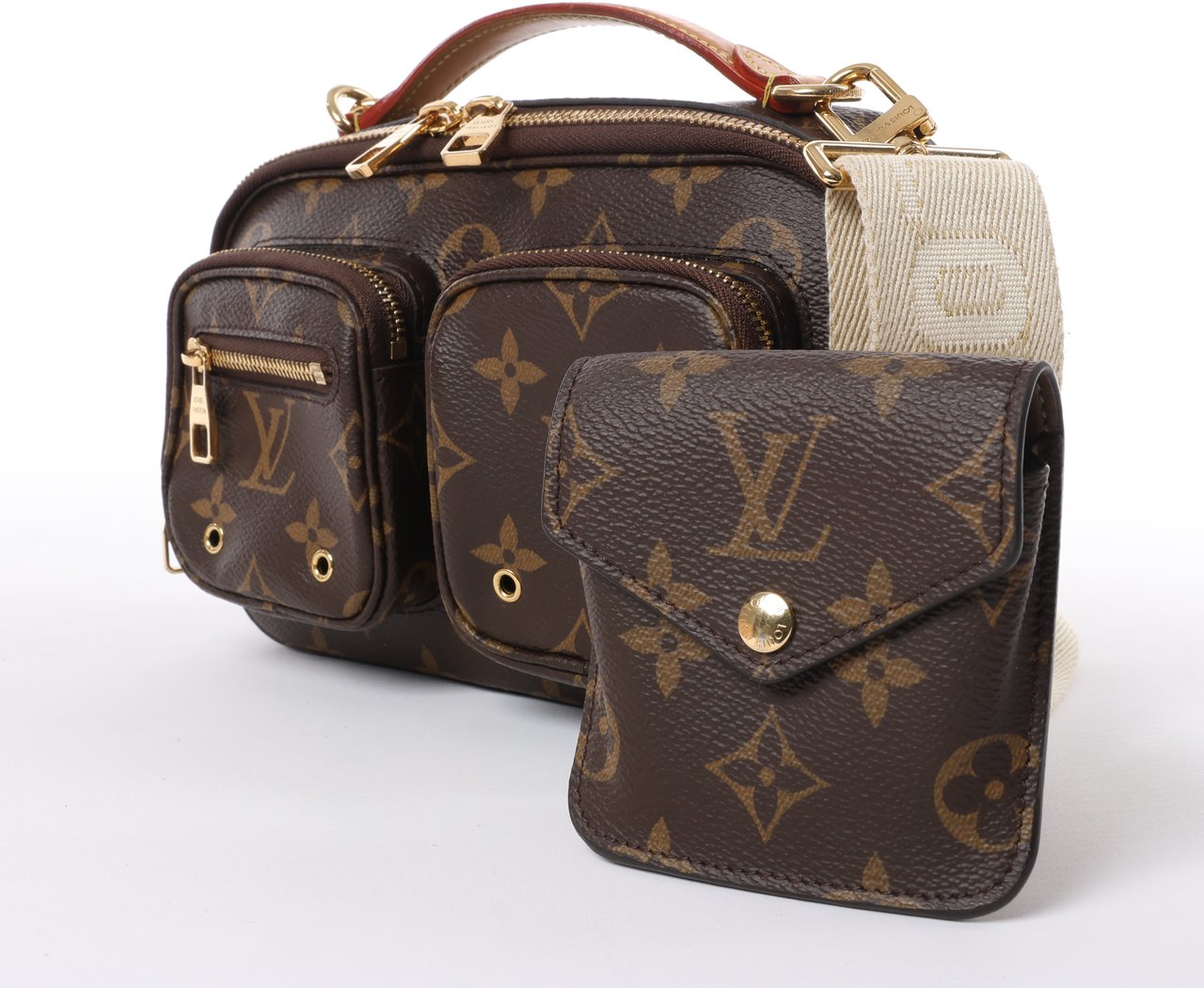 Louis Vuitton Louis Vuitton Monogram Utility Crossbody Bag M80446 Bruin