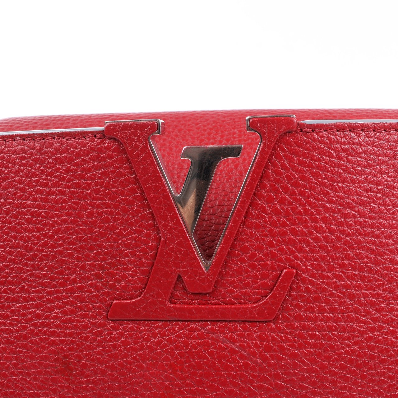 Louis Vuitton Louis Vuitton Parnassea Capucines GM Handbag in Red M48871 Rood